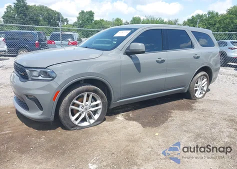 2022 Dodge Durango Gt Awd из США, поврежденный, VIN 1C4RDJDG7NC219925